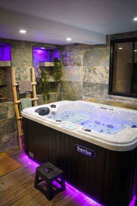 Apartamento Nuit De La Sagesse "Jacuzzi Terrasse Et Parking Prive" Ruan Exterior foto